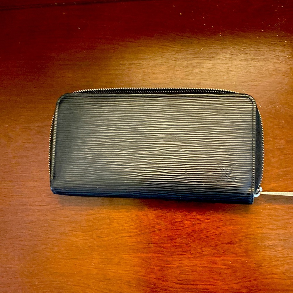 Louis Vuitton Black Epi Leather wallet